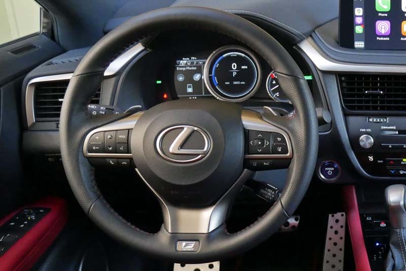 Lexus RX Hybrid 450h F SPORT Black Line 2022 Steering Interior
