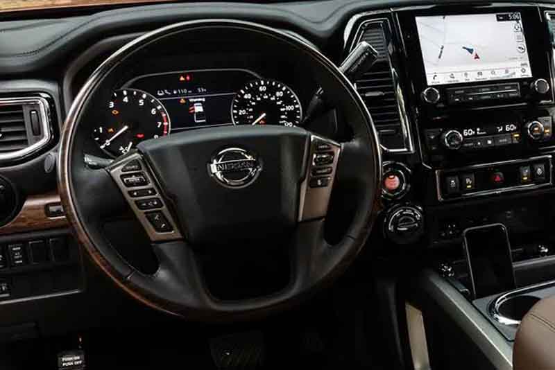 Nissan Titan XD Platinum Reserve 2022 Steering Interior