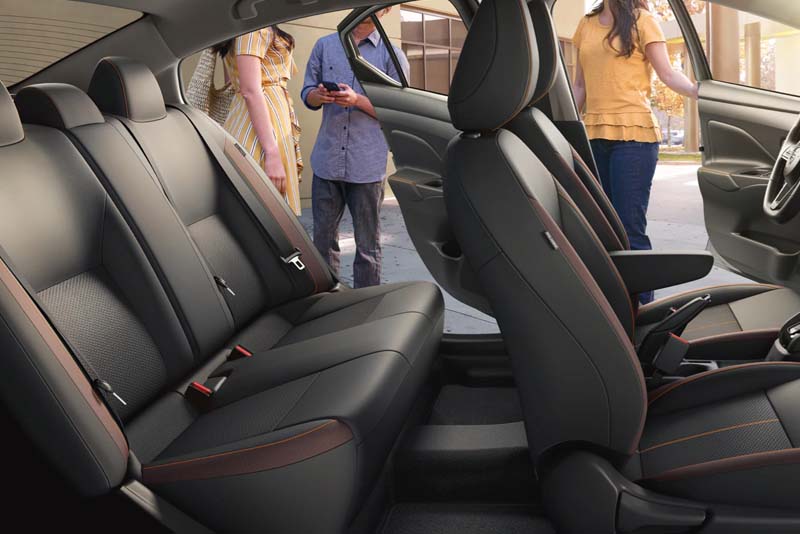 Nissan Versa S CVT 2022 Seat Interior