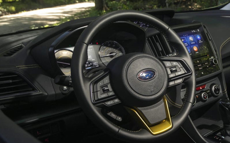 Subaru Crosstrek Manual 2022 steering view
