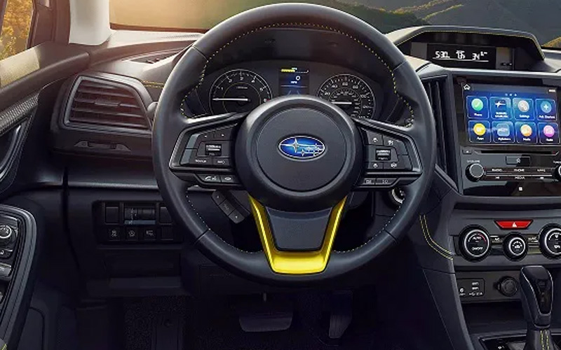 Subaru Crosstrek Sport 2022 steering view