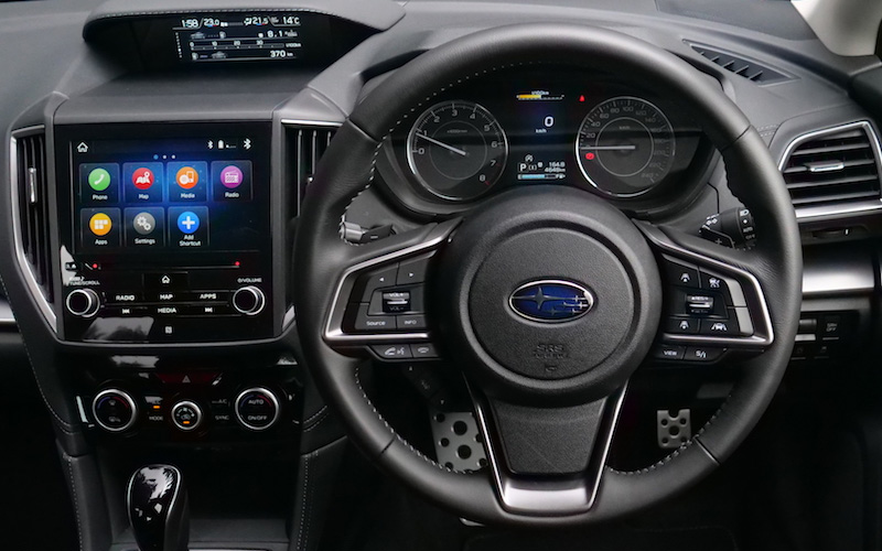 Subaru Impreza Hatchback 2022 steering view