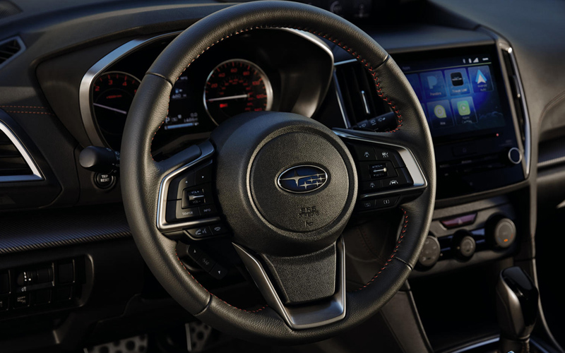 Subaru Impreza Premium Hatchback 2022 steering view