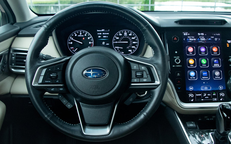 Subaru Legacy Limited 2022 steering view