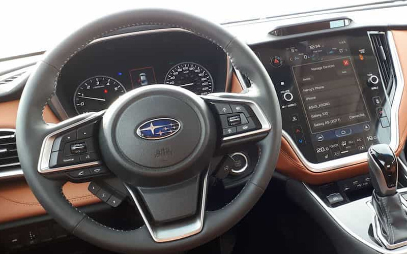 Subaru Legacy Touring XT CVT 2022 steering view