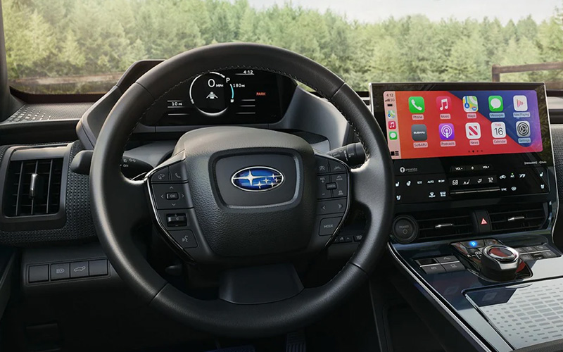 Subaru Solterra AWD 2022 steering view