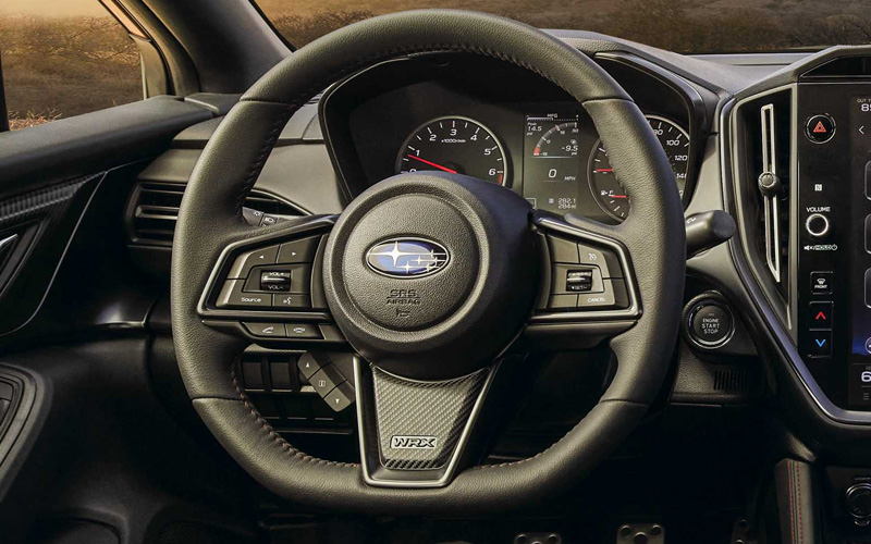 Subaru WRX Limited CVT 2022 steering view