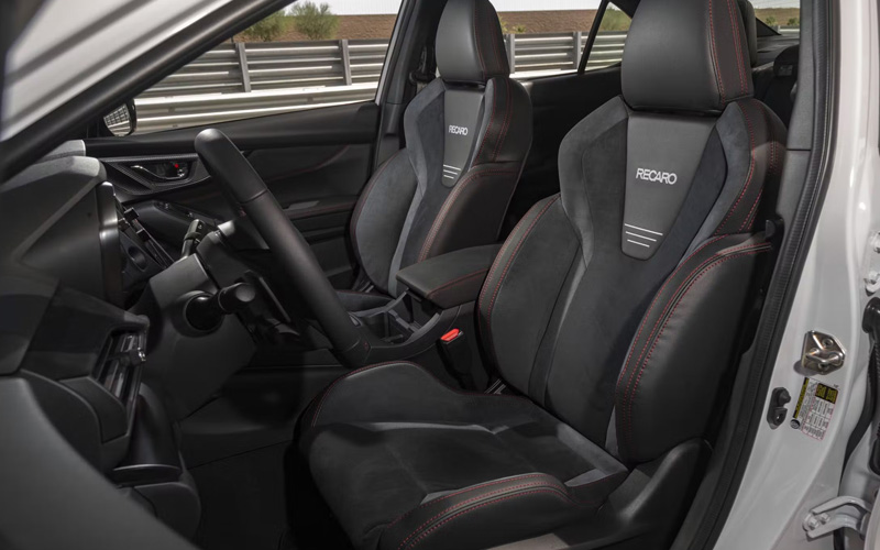 Subaru WRX Limited Manual 2022 interior seats