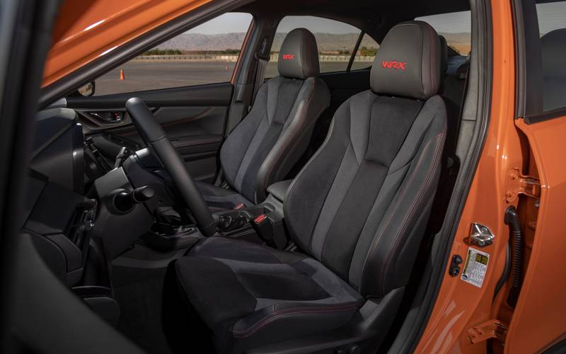 Subaru WRX STI 2022 interior seats