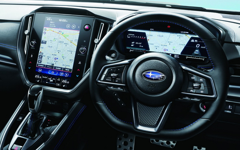 Subaru WRX STI 2022 steering view