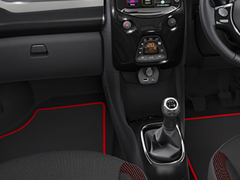 Toyota Aygo 2022 Interior Gear View