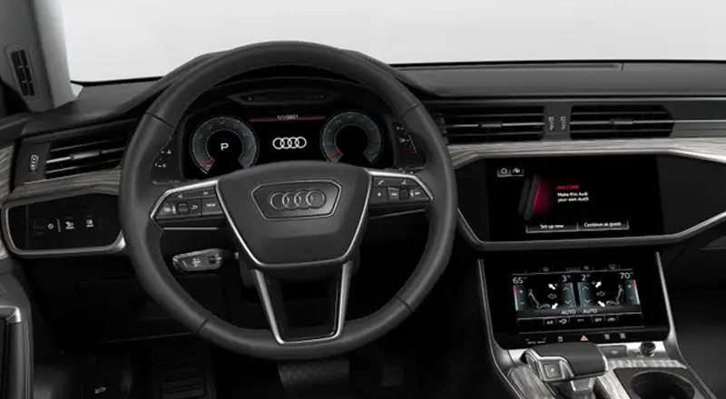 Audi A7 2022 Interior Steering View