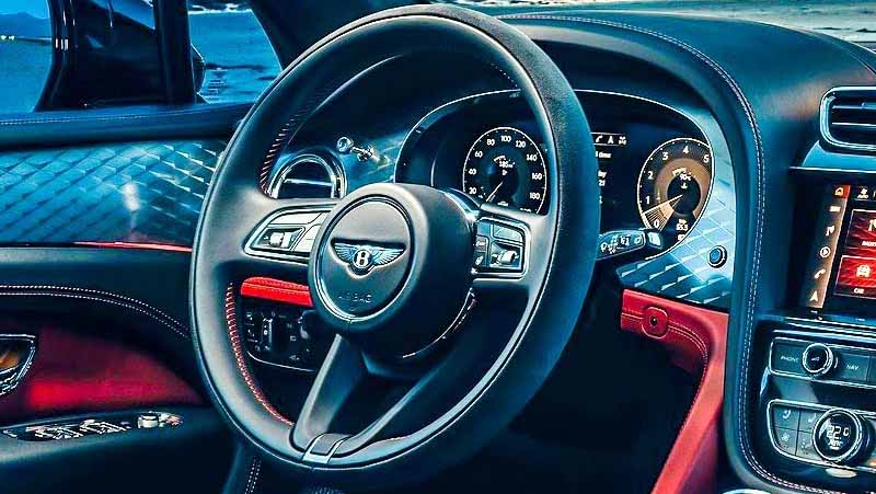 Bentley Bentayga Hybrid 2022 Steering Interior