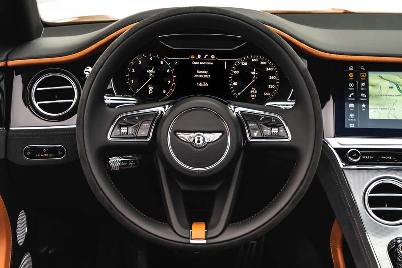 Bentley Continental GT Speed Convertible 2022 Steering Interior
