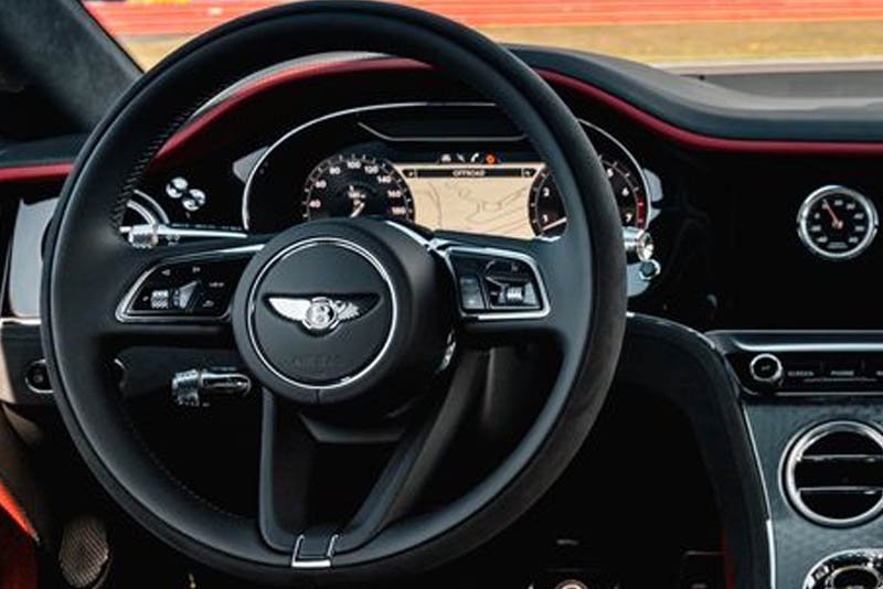 Bentley Continental V8 Coupe 2022 Steering Interior