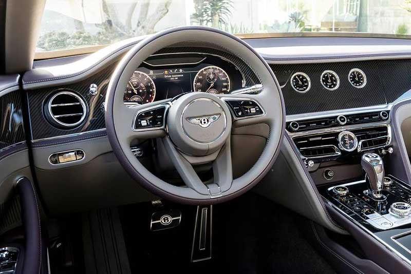 Bentley Flying Spur V8 2022 Steering Interior