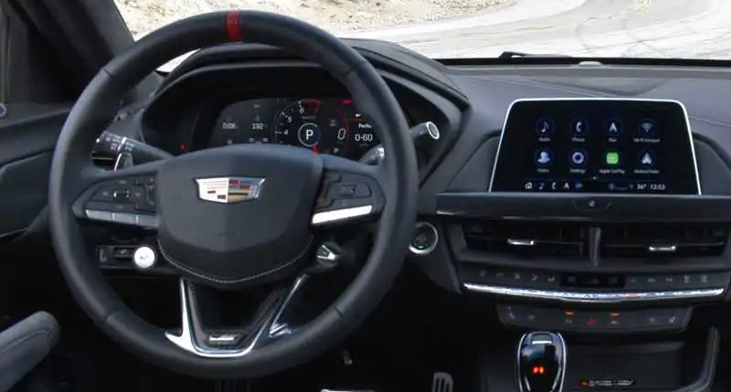 Cadillac CR4-V 2022 Interior Steering View