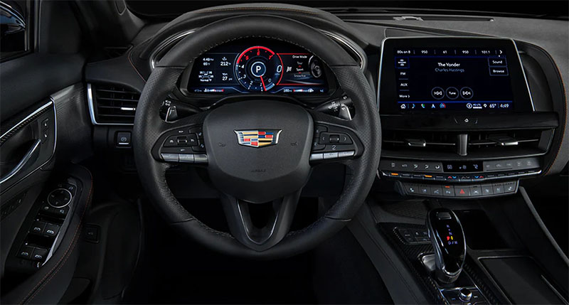 Cadillac CT5 2022 Interior Steering View