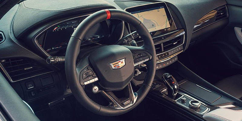 Cadillac CT5-V 2022 Interior Steering View