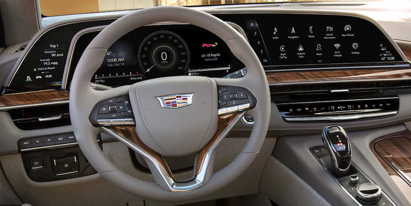 Cadillac Escalade 2022 Interior Steering View