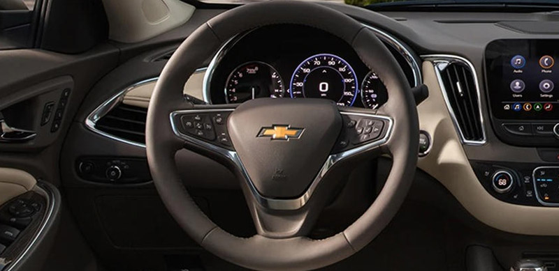 Chevrolet Malibu 2022 Interior Steering View