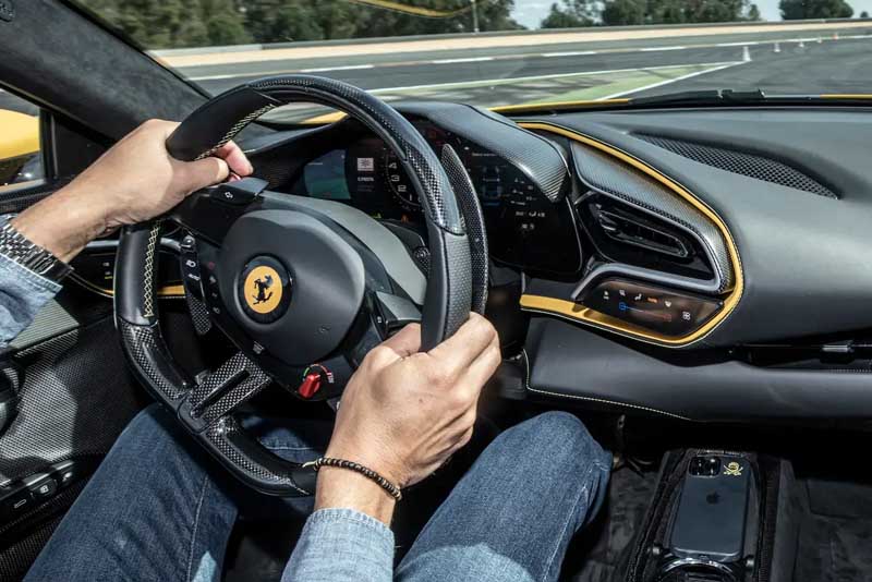 Ferrari 296 GTB 2022 Steering Interior