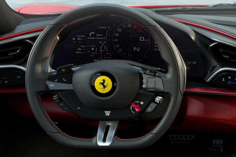 Ferrari 296 GTB Coupe 2022 Steering Interior