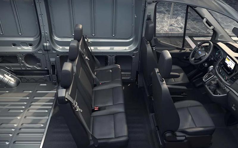 Ford Transit Cargo Van 150 2022 interior seats