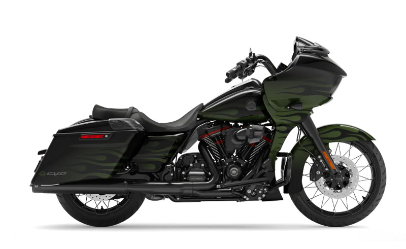 Harley-Davidson CVO Road Glide 2022 Envious Green Fade Colour