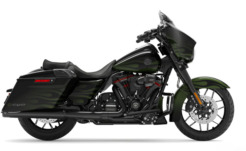 Harley-Davidson CVO Street Glide 2022 Envious Green Fade Colours