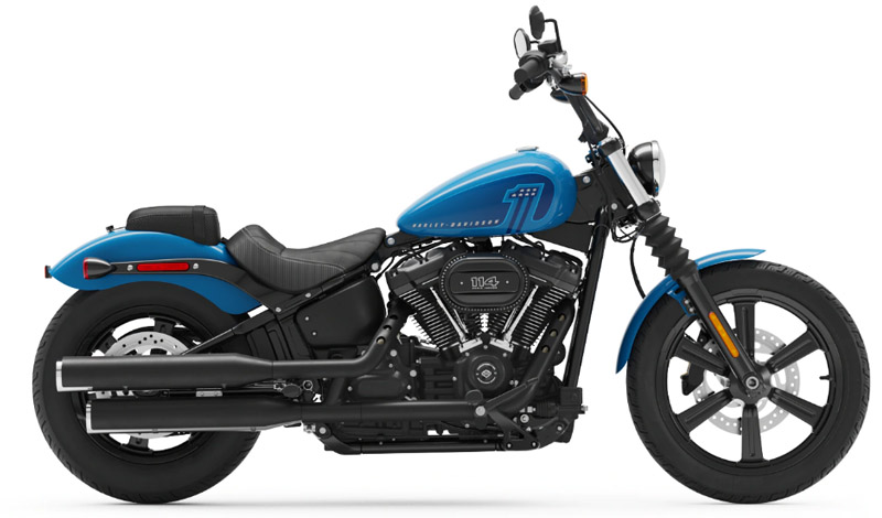 Harley-Davidson Street Bob 114 2022 Fastback Blue Colour