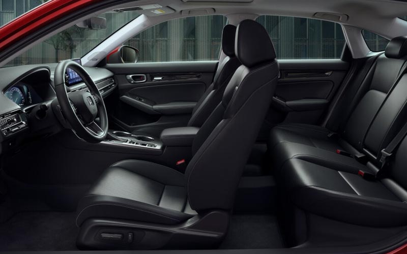 Honda Civic EX-L Hatchback 2022 interior seats