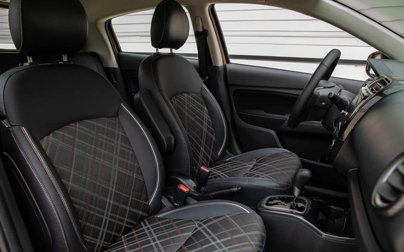 Mitsubishi Mirage 2022 interior seats