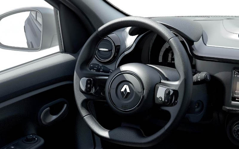 Renault Twingo Electric 2022 steering view