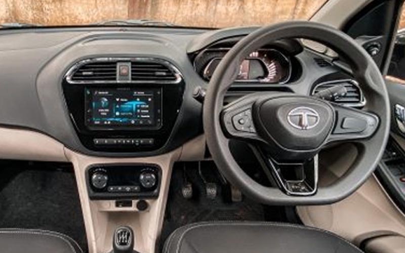 Tata Tiago 2022 steering view