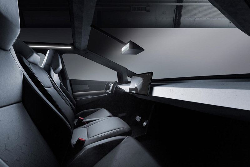 Tesla Cybertruck Single Motor RWD 2022 Front Interior
