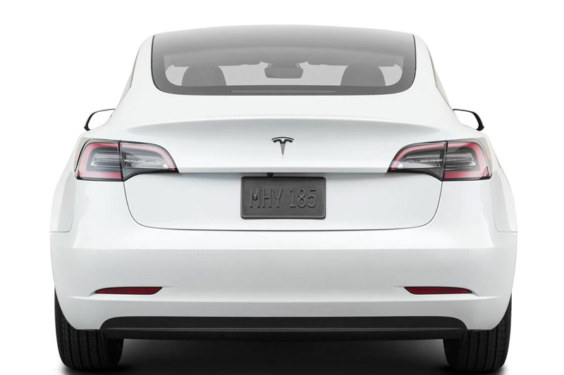 Tesla Model 3 Long Range 2022 Back View