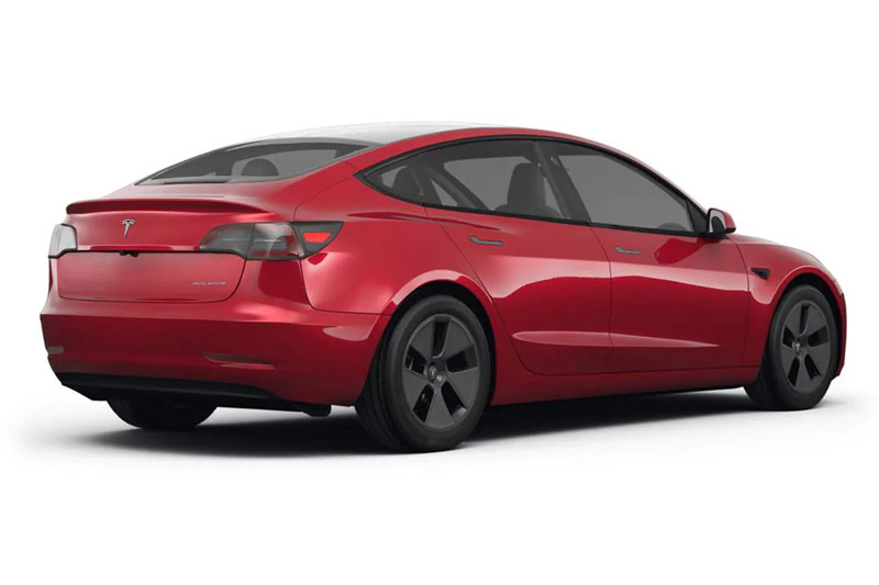 Tesla Model 3 Long Range AWD 2022 Back View