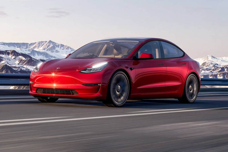 Tesla Model 3 Performance 2022 Front View