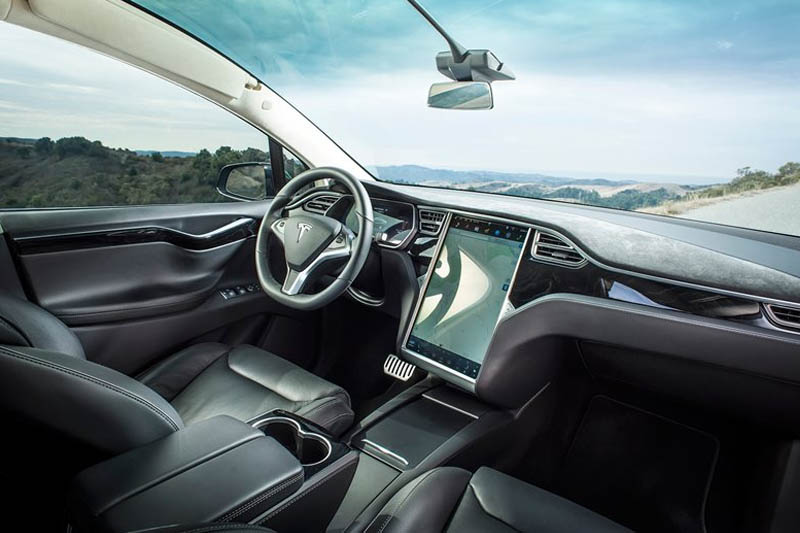 Tesla Model X Performance 2022 Dashboard Interior