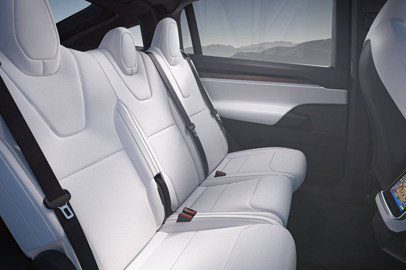 Tesla Model X Standard Range plus AWD 2022 Seat Interior