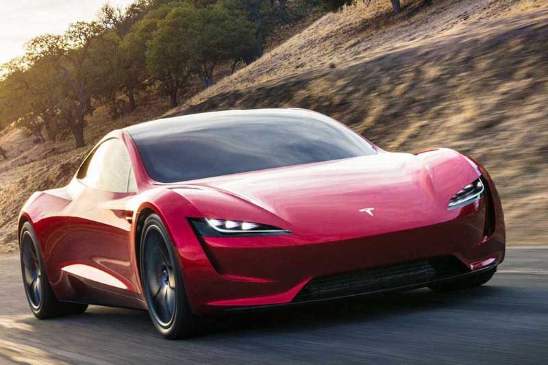 Tesla Roadster 2023 Front View