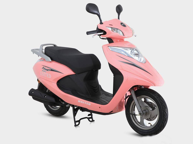 United 100CC Scooty 2022 Pink Colour