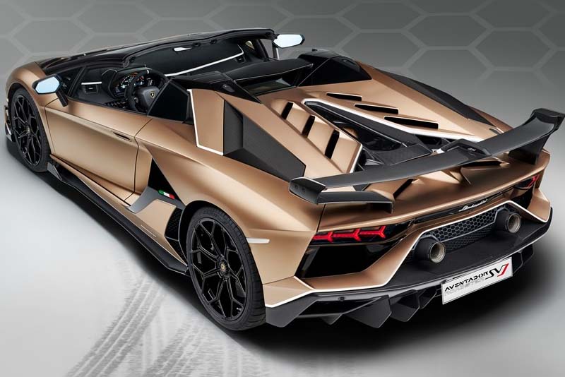 lamborghini aventador svj roadster 2022 Back View