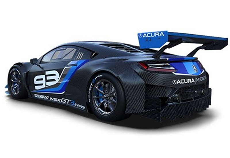 Acura NSX GT3 Evo22 2022 Exterior Back View