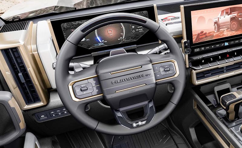 GMC Hummer EV SUV 2024 Interior Steering view