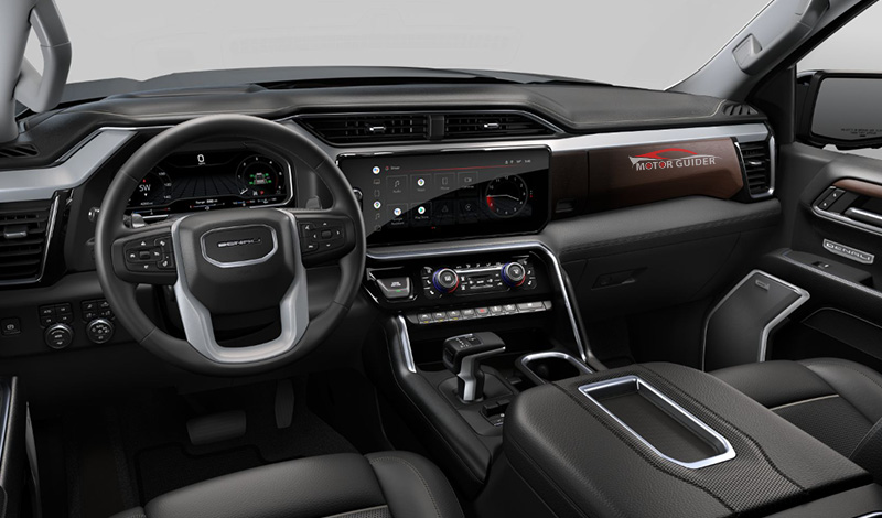 GMC Sierra 1500 Denali 2022 Interior Dashboard View