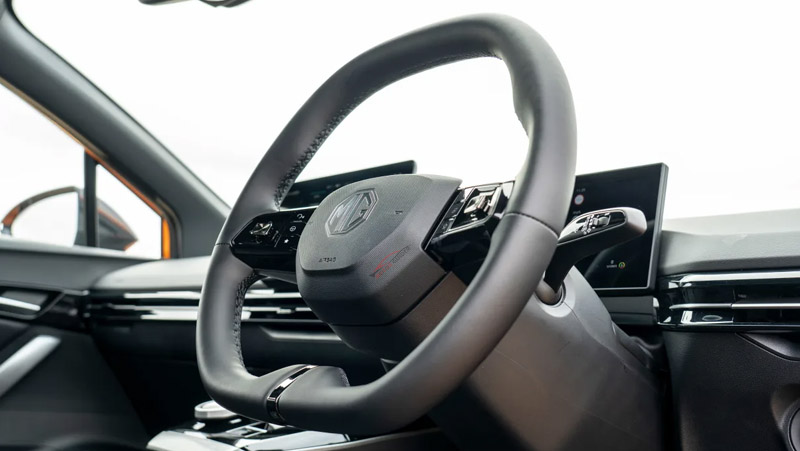 MG4 EV 2022 Interior Steering View