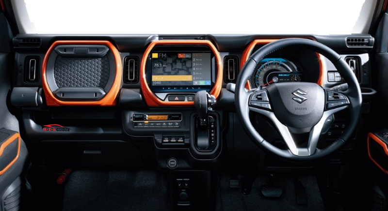 Suzuki Hustler Hybrid 2024 Interior Steering View