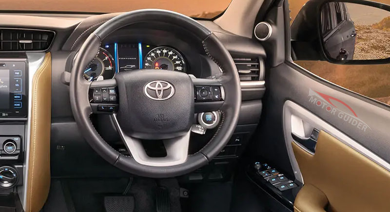 Toyota Fortuner 2022 Inteiror Steeing View